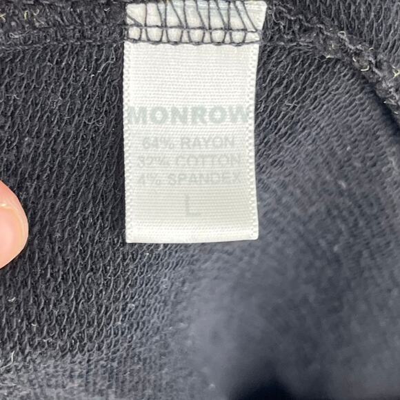 Monrow Joggers Black Large Soft - Picture 5 of 6